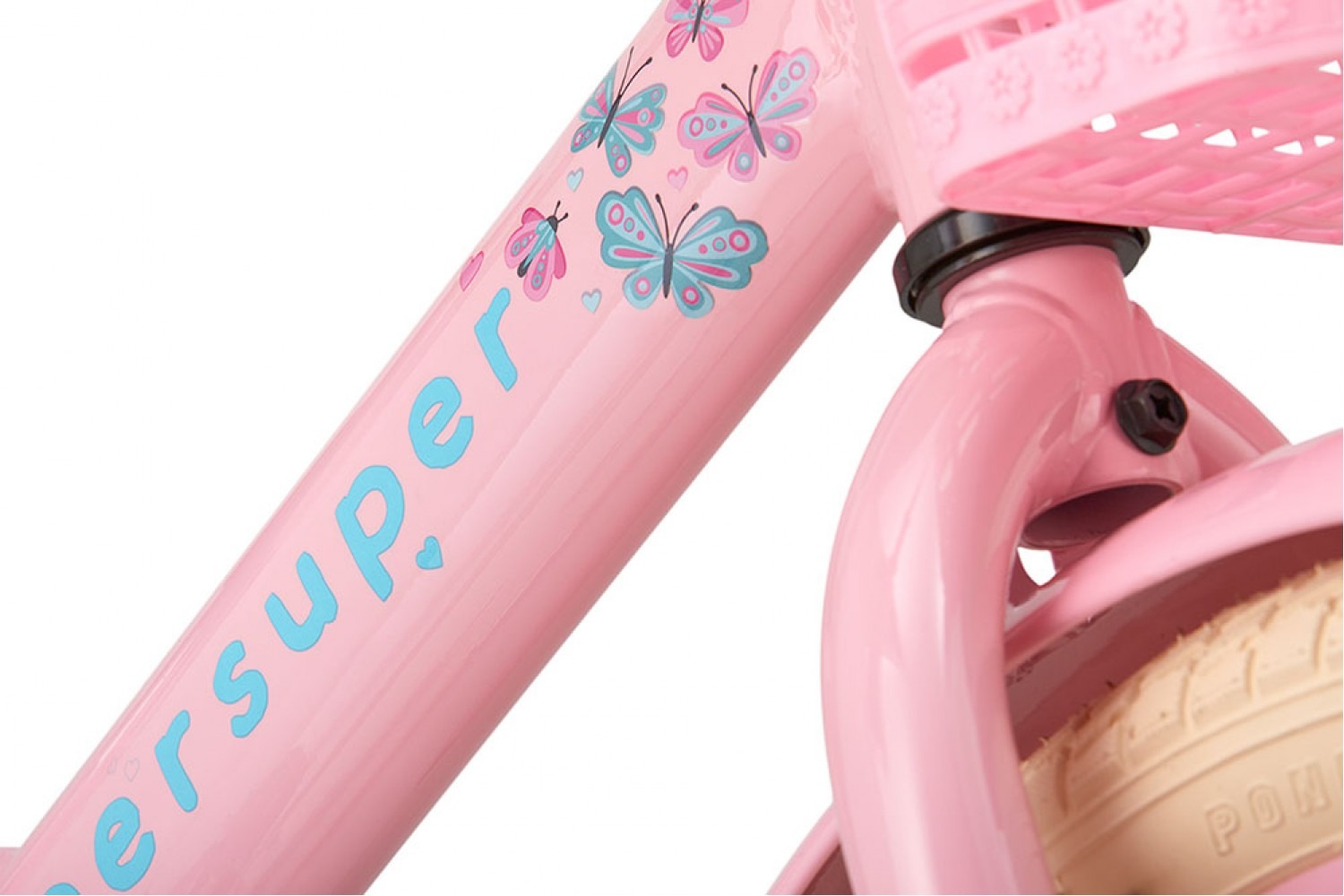 Geschikt Zeestraat Pak om te zetten SuperSuper Little Miss Meisjesfiets 16 inch. Roze - Meisjesfietsen -  norafietsen